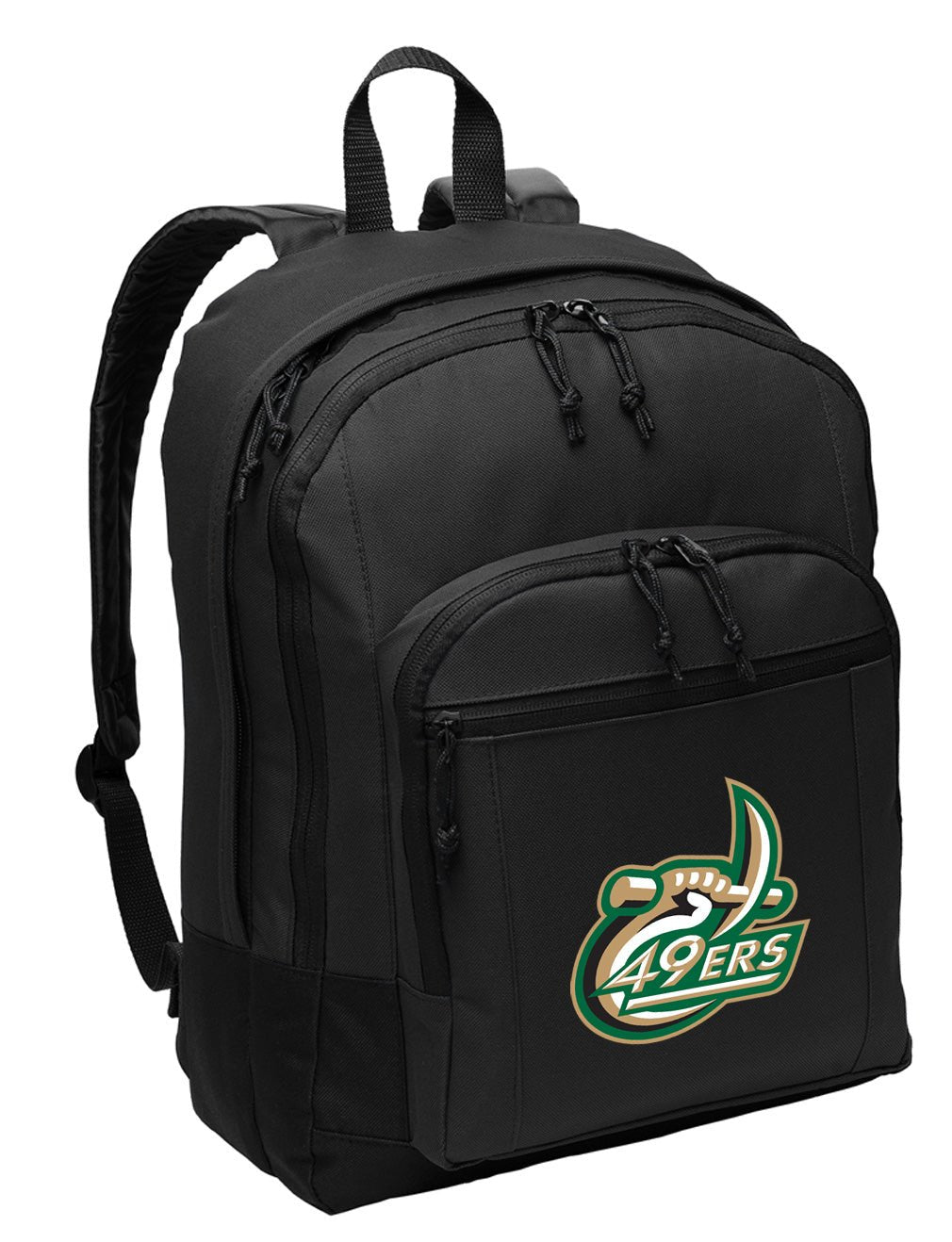 UNC Charlotte Backpack Charlotte 49ers Medium Classic Style Backpack Black