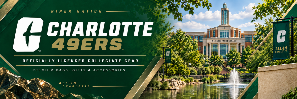 UNC Charlotte Duffel Bag – 49ers Gym, Travel & Sports Gear Bag Black