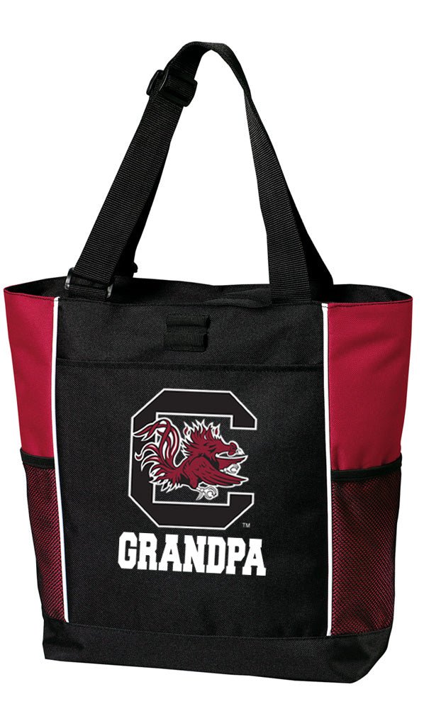 University of South Carolina Tote Bag USC Gamecocks Carryall Tote Grandpa on Red