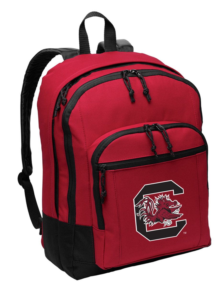 University of South Carolina Backpack USC Gamecocks Medium Classic Style Backpack Red