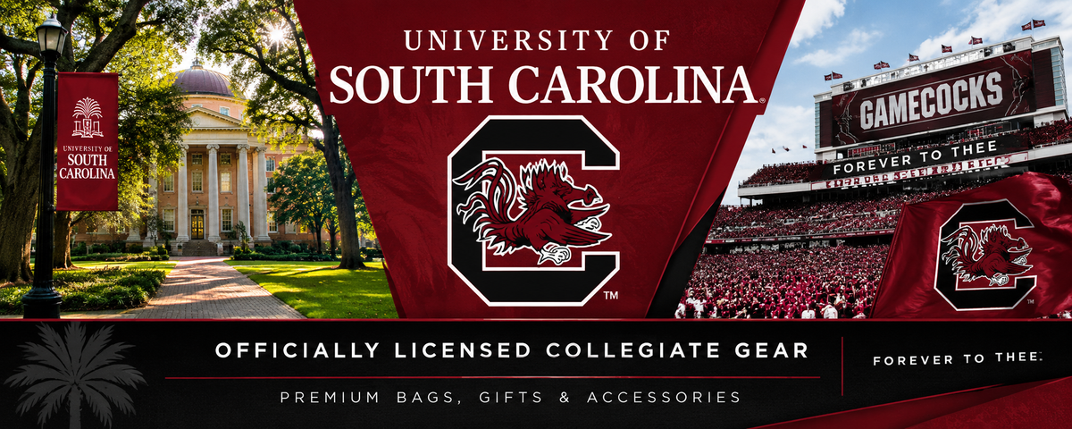 South Carolina Gamecocks Laptop Backpack Black and Gray