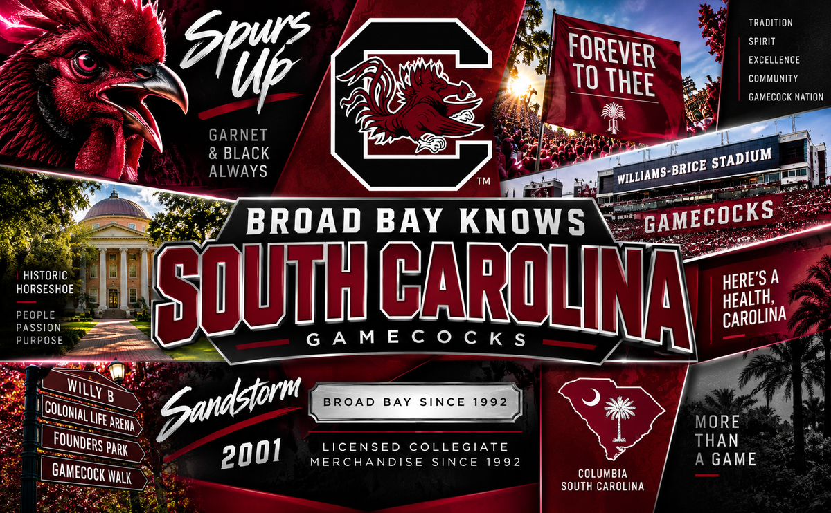 South Carolina Gamecocks Laptop Backpack Black