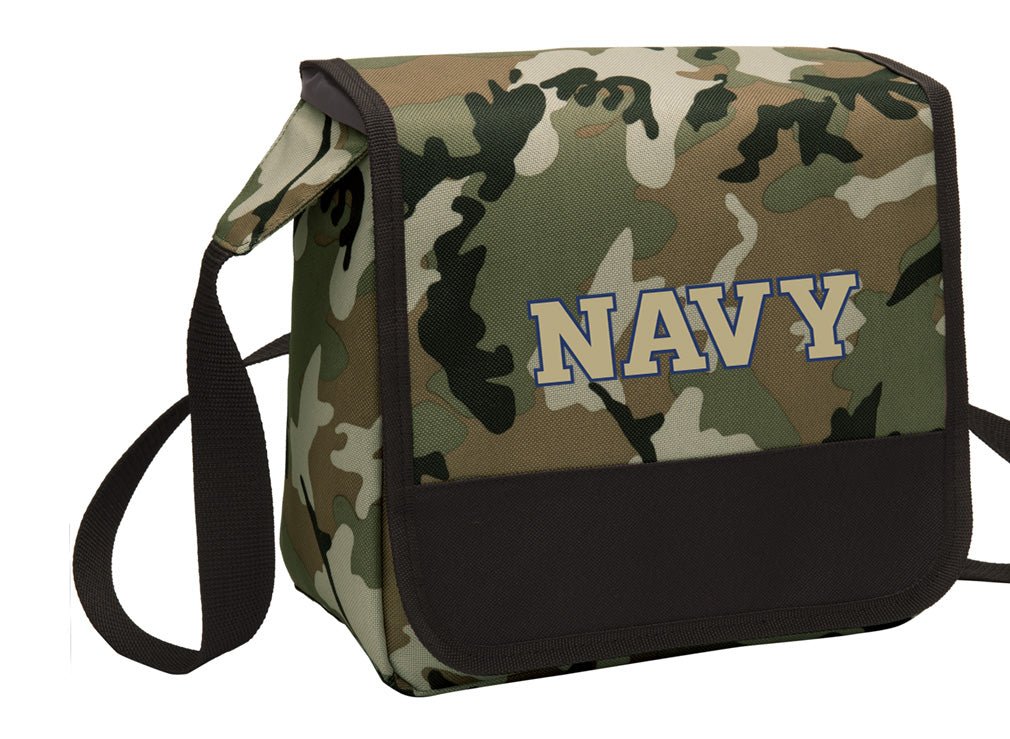 Naval Academy Lunch Bag Navy Midshipmen Cooler or Lunchbox Camo