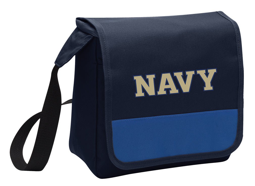 Naval Academy Lunch Bag Navy Midshipmen Cooler or Lunchbox Blue