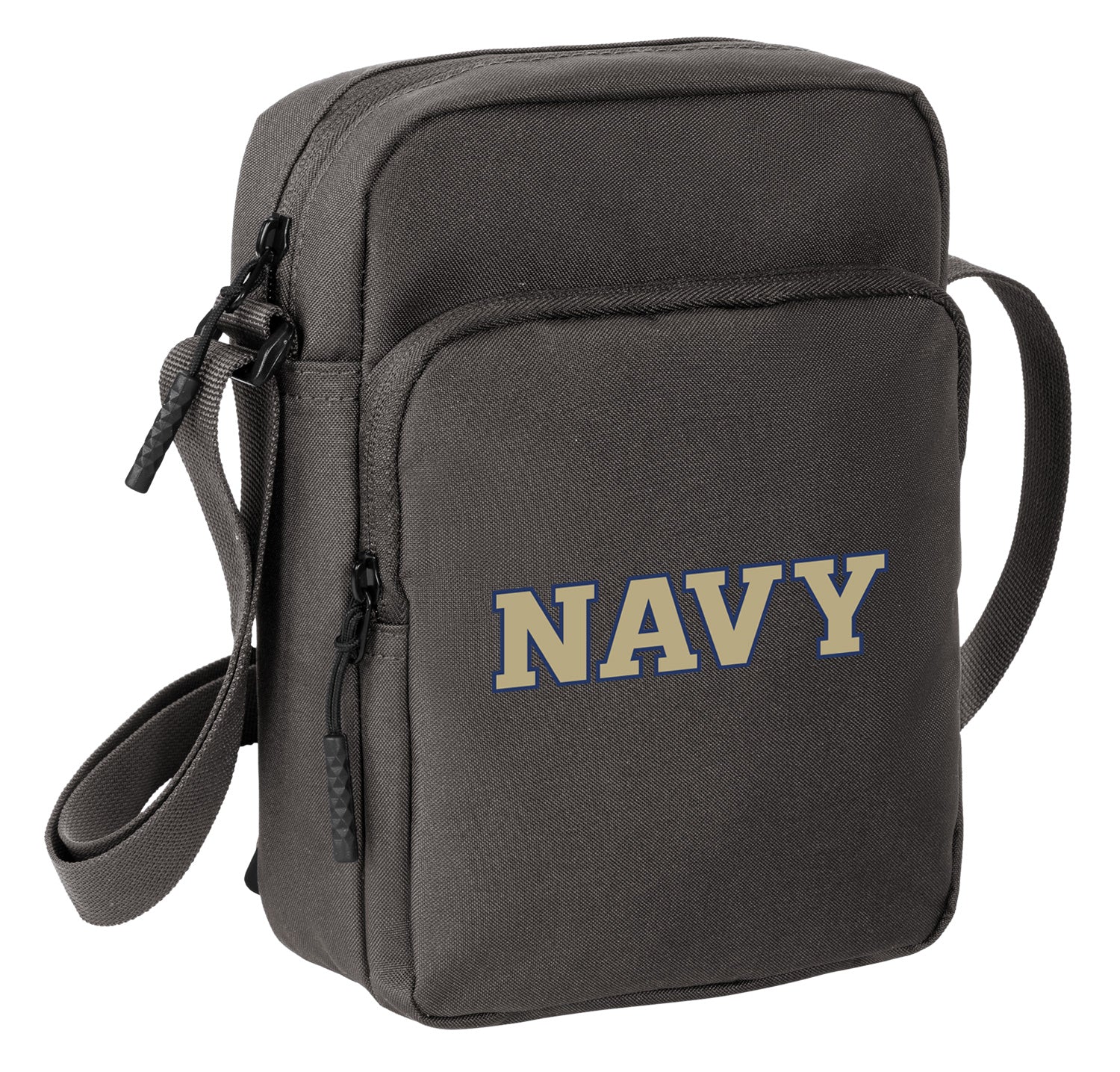 Naval Academy Crossbody Bag Navy Midshipmen Travel Sling Pack Gray