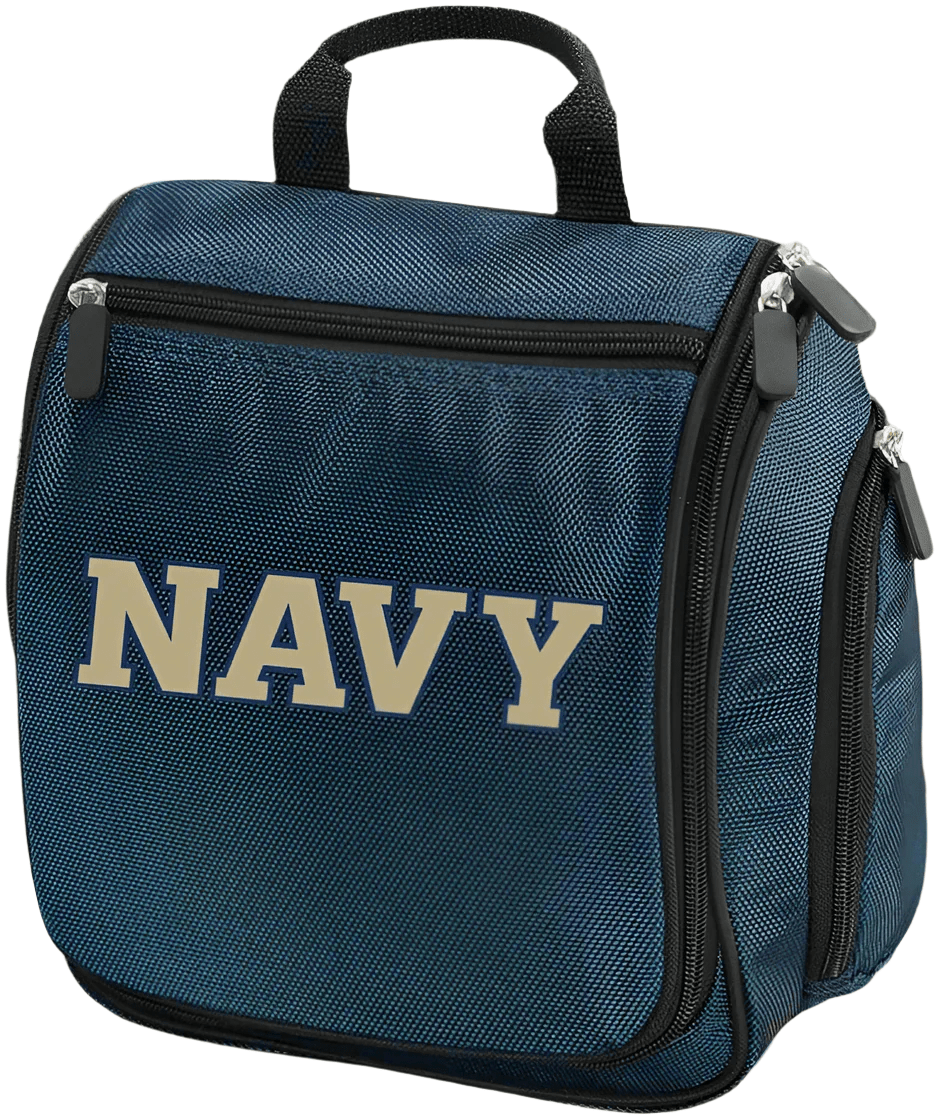 Naval Academy Toiletry Bag – Official USNA Travel Organizer for Midshipmen, Alumni & Navy Fans Navy