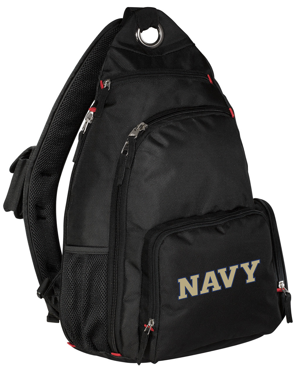 Naval Academy Sling Backpack - Crossbody Bag Black