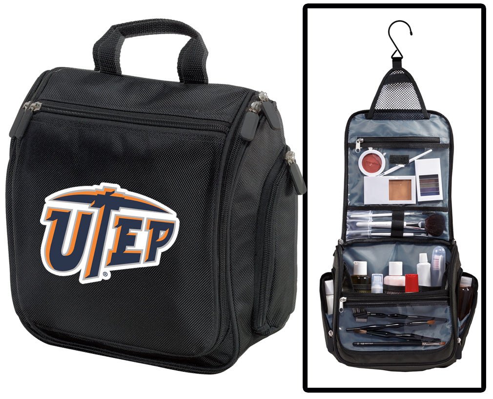 UTEP Toiletry Bag – University of Texas at El Paso Travel Organizer Black