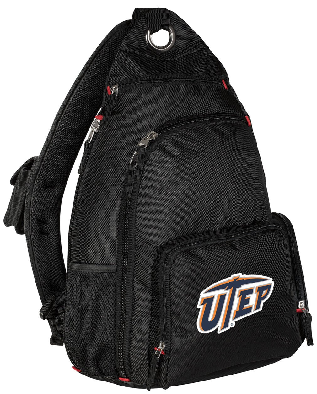 UTEP Sling Backpack University of Texas El Paso Crossbody Bag Black