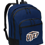 UTEP Backpack University of Texas El Paso Medium Classic Style Backpack Navy