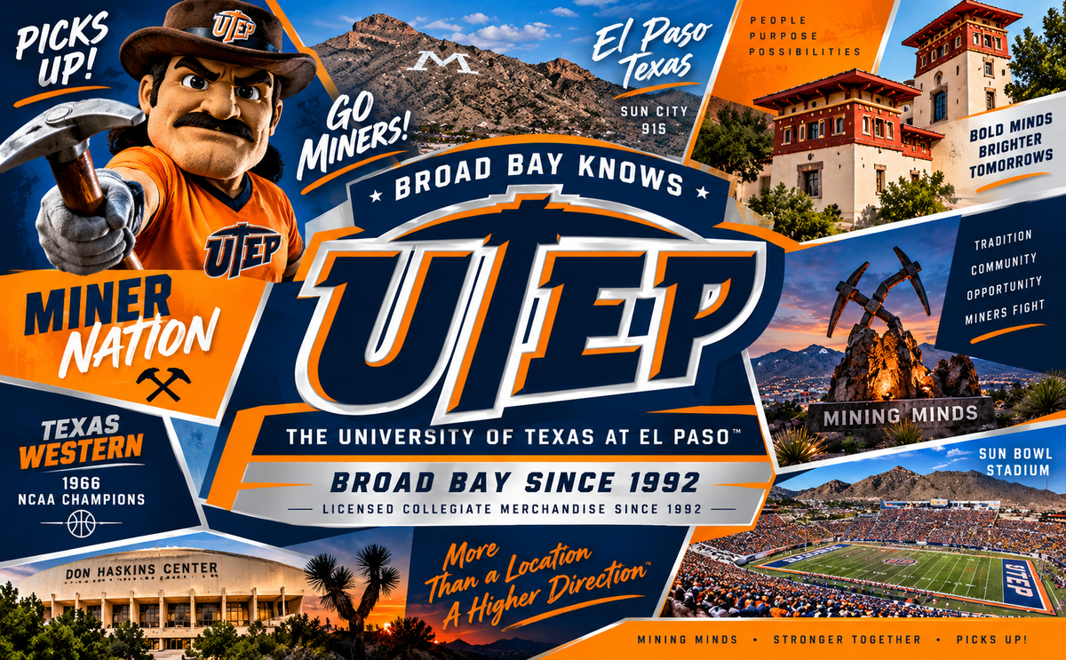 UTEP Laptop Backpack Blue