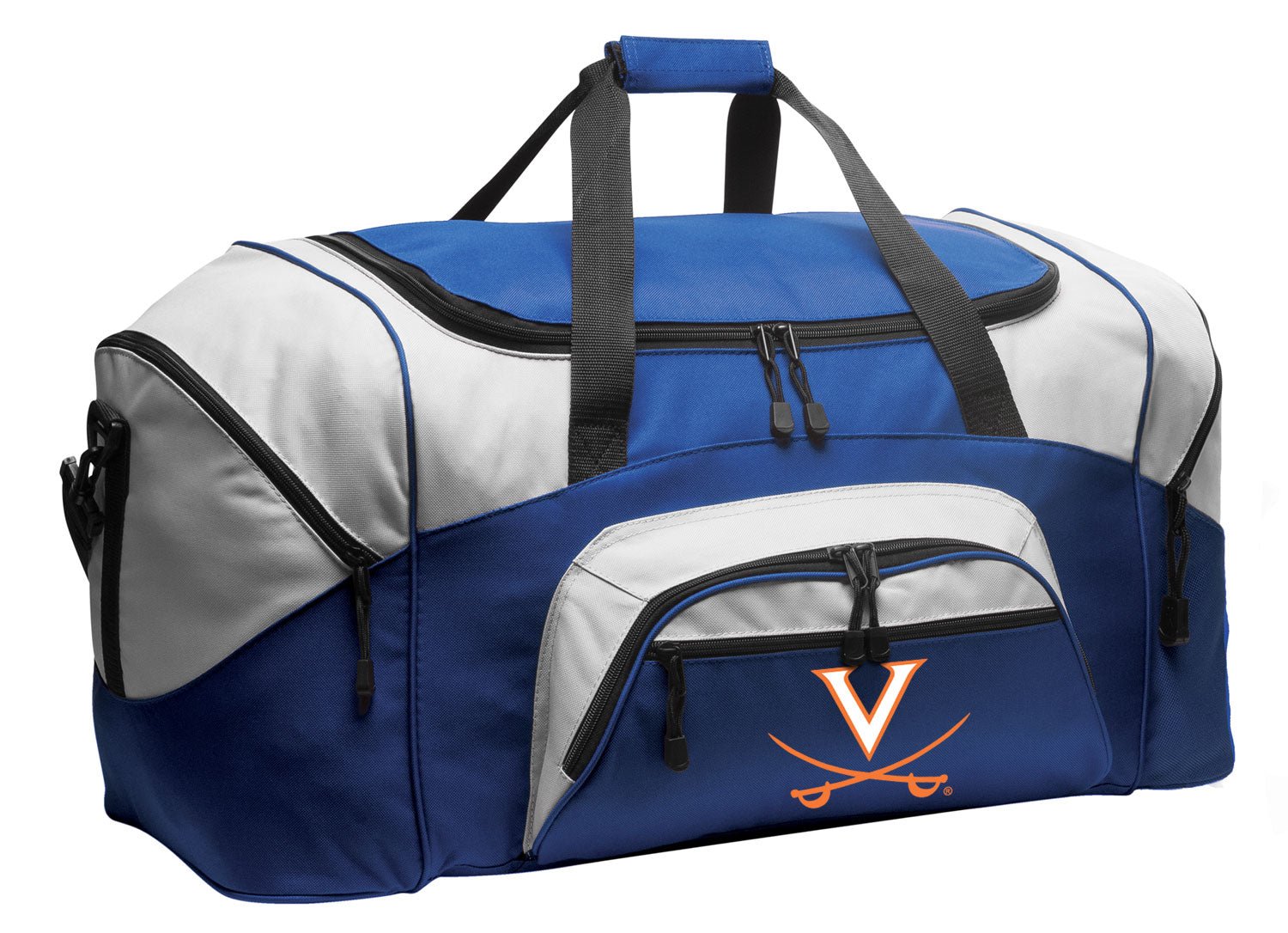 UVA Duffel Bag Large University of Virginia Suitcase Luggage Bag Blue