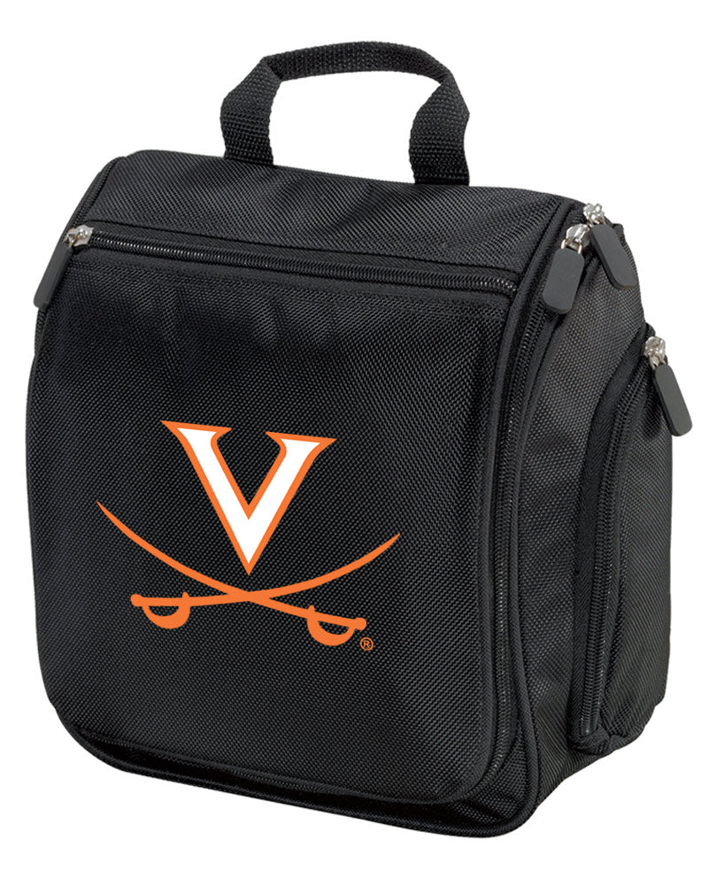 UVA Toiletry Bag or Mens University of Virginia Travel Shaving Kit Black