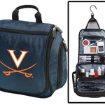 UVA Toiletry Bag or Mens University of Virginia Travel Shaving Kit Navy