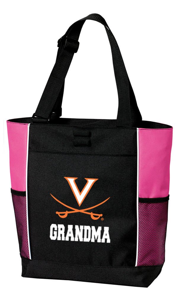 UVA Tote Bag University of Virginia Carryall Tote Grandma on Pink