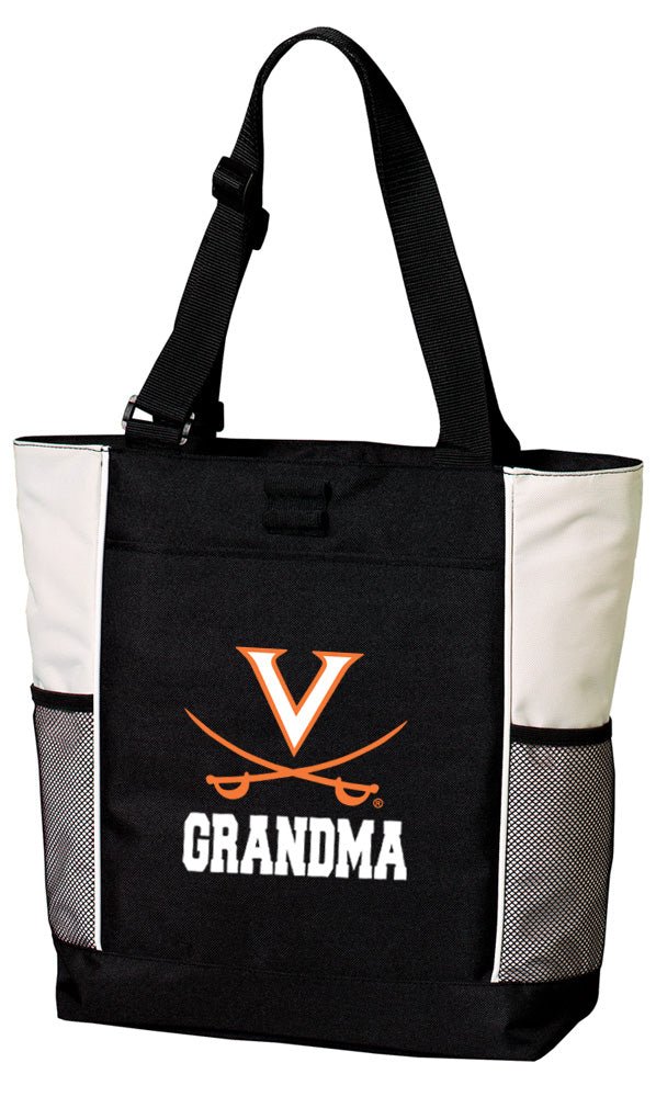 UVA Tote Bag University of Virginia Carryall Tote Grandma on White