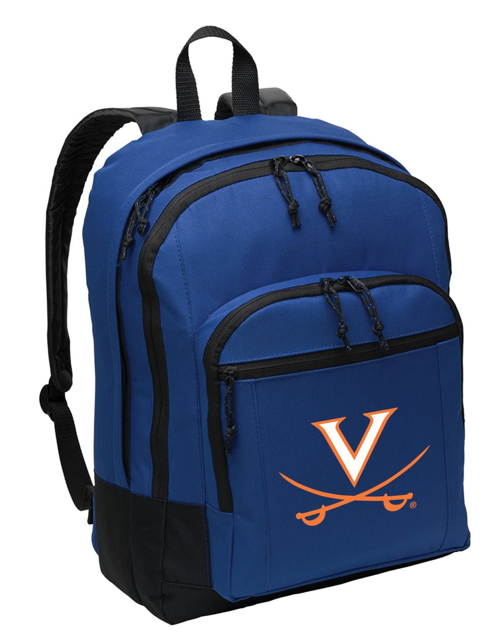 UVA Backpack University of Virginia Medium Classic Style Backpack Blue