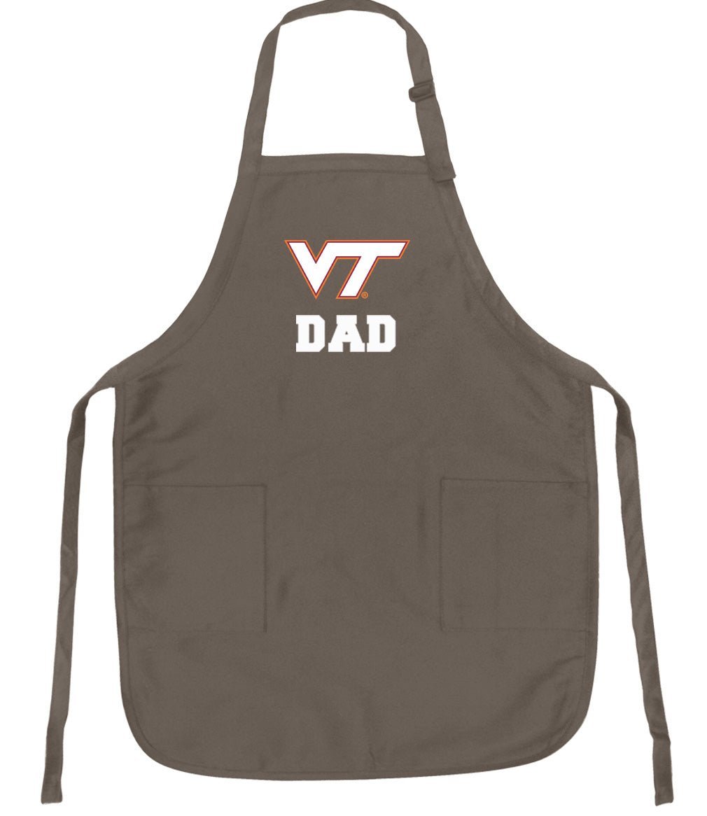 Virginia Tech Apron VT Hokies Apron - Stain Resistant Fabric Mom on Black