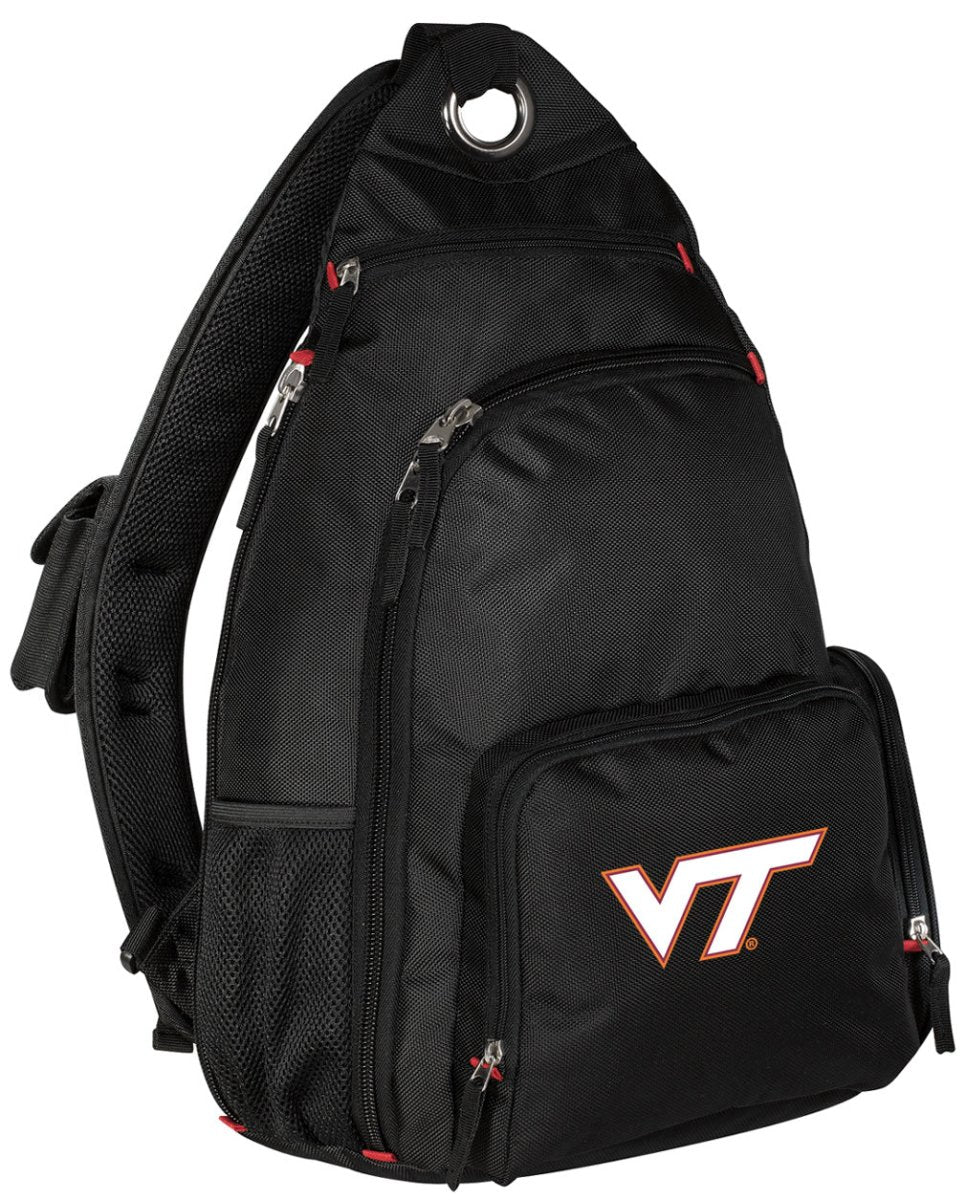 Virginia Tech Sling Backpack VT Hokies Crossbody Bag Black