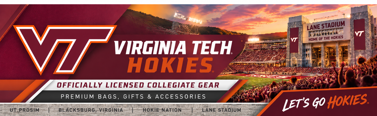 Virginia Tech Hokies Duffel Bag Maroon