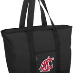 Washington State Tote Bag Large WSU Cougars Large Zippered Tote