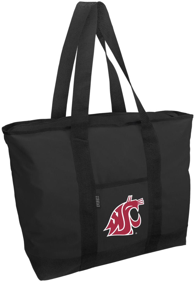 Washington State Tote Bag WSU Cougars Large Zippered Tote