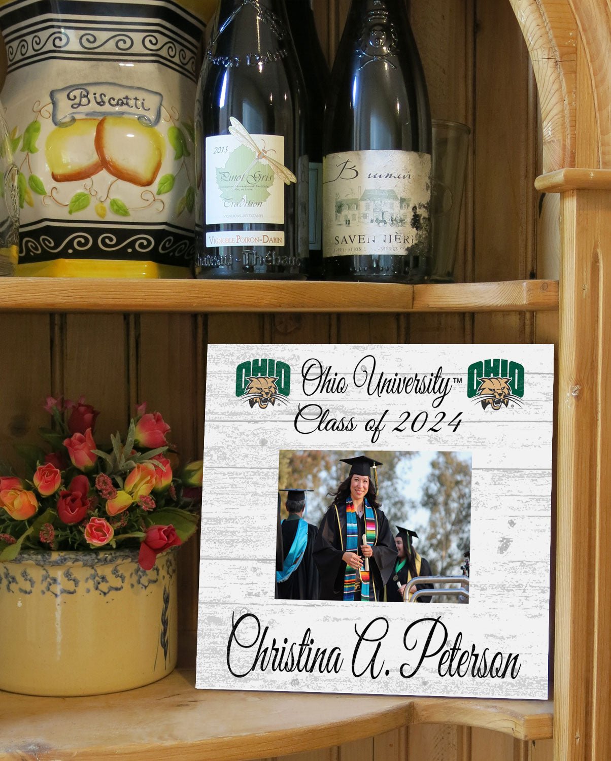 Ohio University Frame with Printed Photo - Ohio Bobcats Graduation Class Frame Alternative
