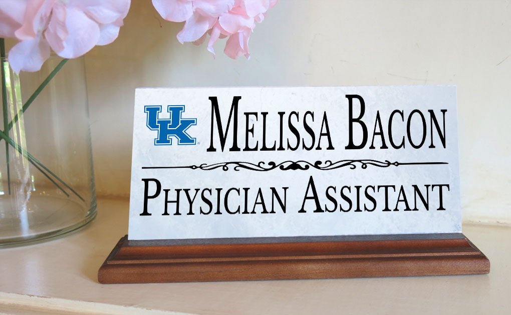 University of Kentucky Nameplate for Desk UK Alumni, or Graduation Gift