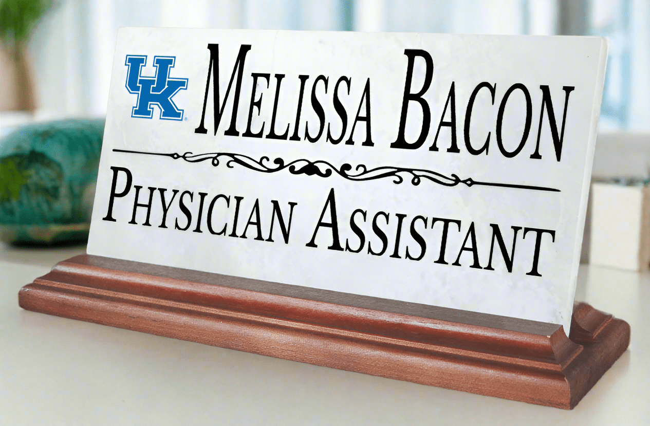 University of Kentucky Nameplate for Desk UK Alumni, or Graduation Gift