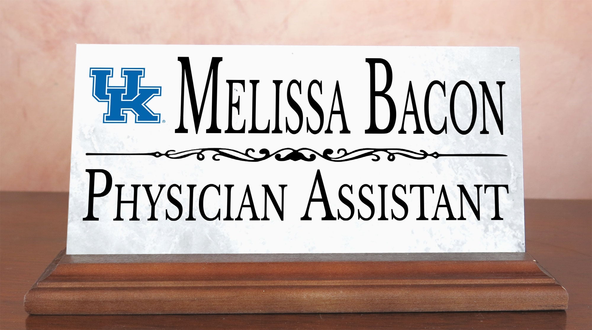 University of Kentucky Nameplate for Desk UK Alumni, or Graduation Gift