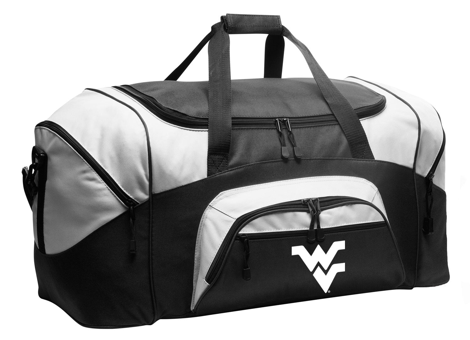 West Virginia Duffel Bag – WVU Gym, Travel & Soft-Sided Suitcase Gear Bag Black