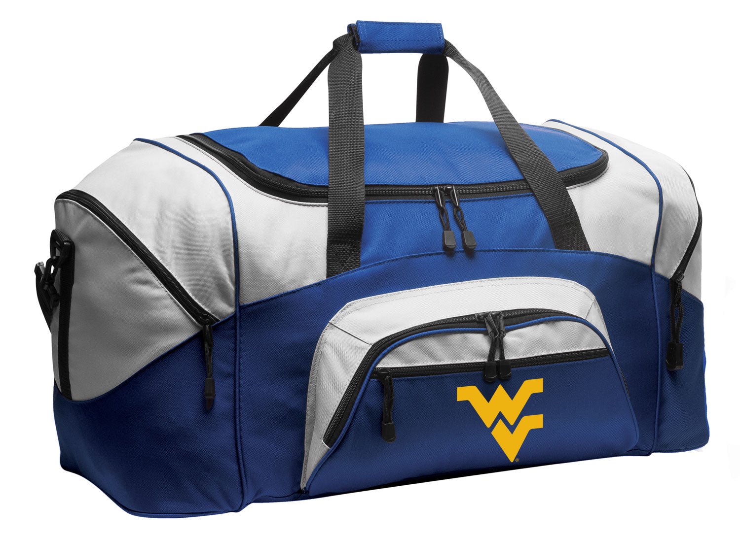 West Virginia Duffel Bag – WVU Gym, Travel & Soft-Sided Suitcase Gear Bag Blue