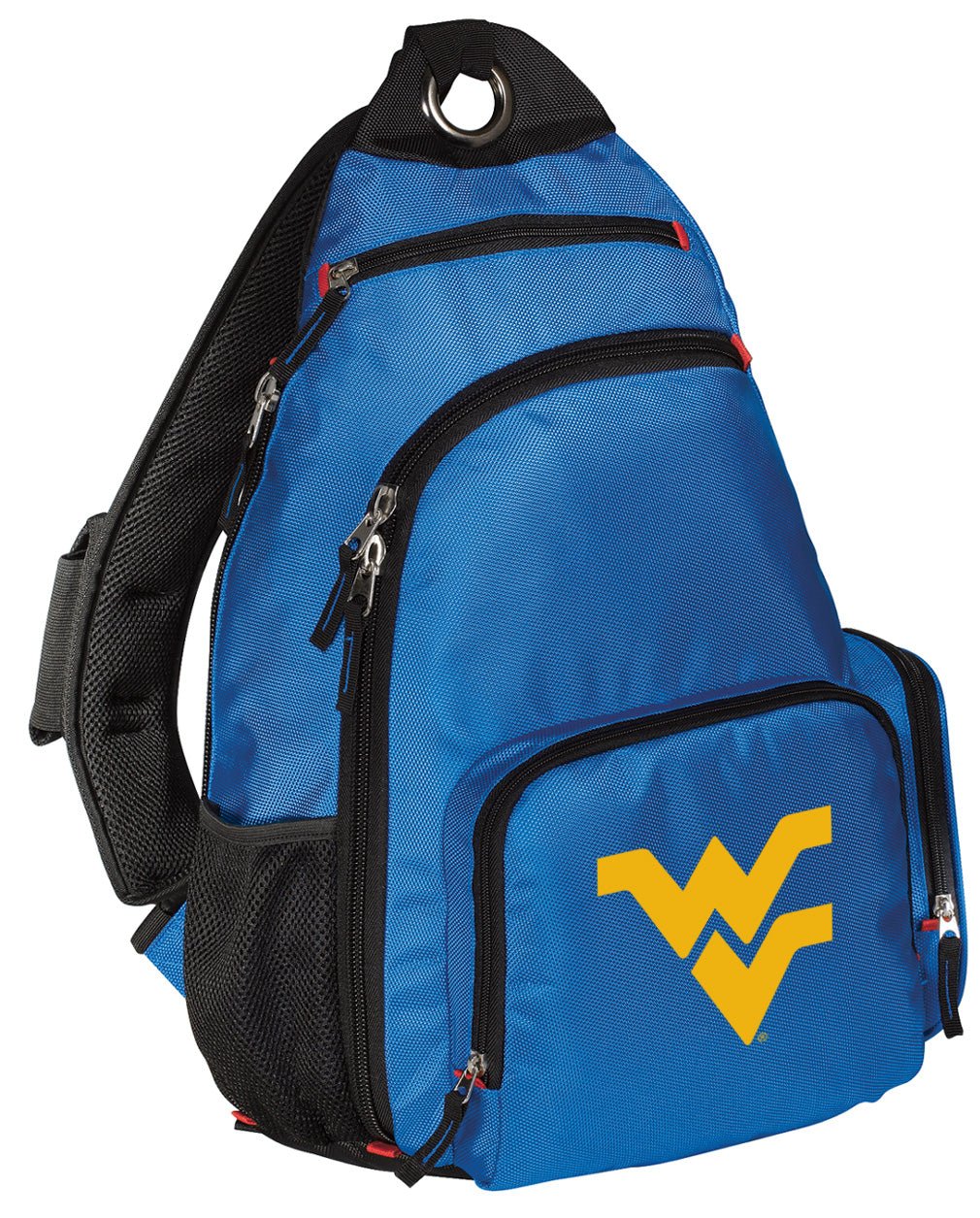 West Virginia University Sling Backpack WVU Crossbody Bag Blue