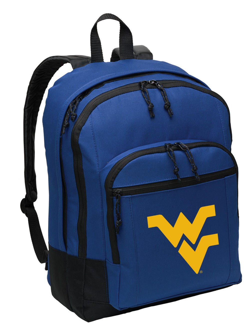 West Virginia Backpack WVU Medium Classic Style Backpack Blue